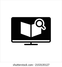 Vector black icon for wiki