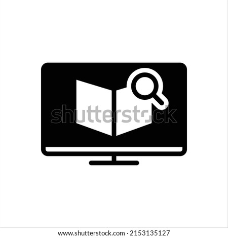 Vector black icon for wiki