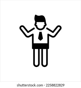 Vektorschwarzes Symbol für Jäe