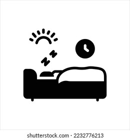 Vector black icon for yet