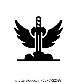 Vector black icons for legends