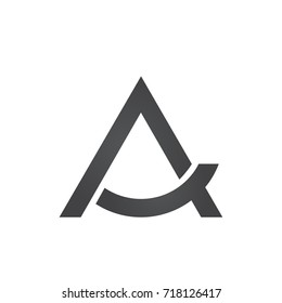 Vector Black Initial A P Logo