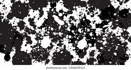 Vector de gotas de tinta negra y salpicaduras de textura. Líneas dinámicas de gotas. eps 10, moderno.