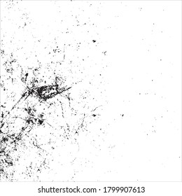 Vector black and ink splats.monochrome background.