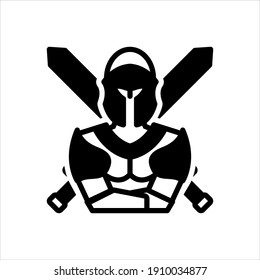 Vector black ion for knights