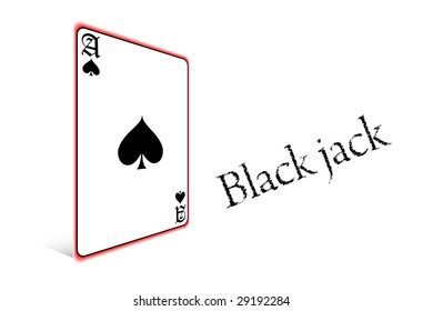 Vector Black jack; clip-art