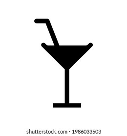 Vector black juice icon on white background