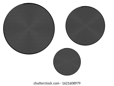 vector black line drawing looks dazed isolate on white background