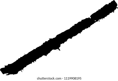vector black line, grunge brush strokes ink paint isolated on white background