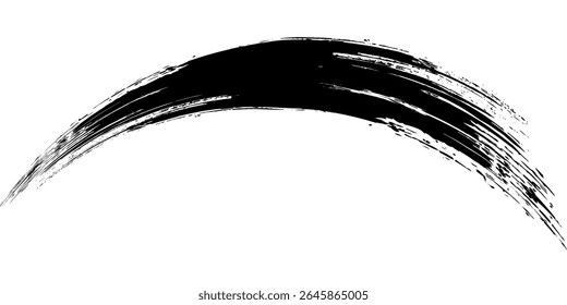 vetor linha preta, pincel grunge traça tinta pintura isolada no fundo branco. eps 10
