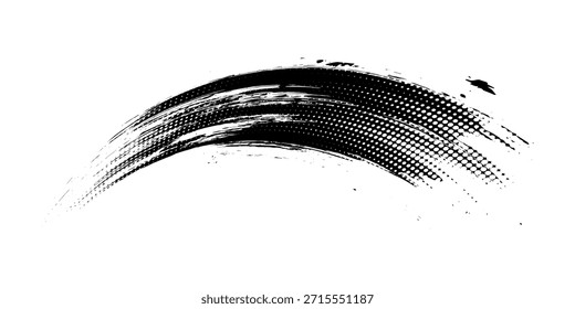 vetor linha preta, pincel grunge traça tinta pintura isolada no fundo branco. eps 10