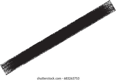 vector black line, grunge brush strokes ink paint isolated on white background 
