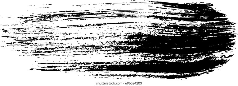 vector black line, grunge brush strokes ink paint isolated on white background
