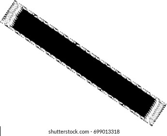 vector black line, grunge brush strokes ink paint isolated on white background 
