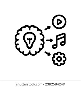 Icono de línea negra del vector para la actividad