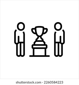 Icono de línea negra del vector para efectos adversos