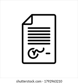 Icono de línea negra del vector para autoridad