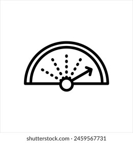 Vector de línea negra para referencia