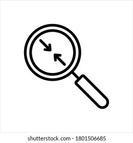 Vektorschwarze Linie Symbol für mehr
