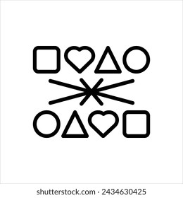 Icono de línea negra vectorial para educación
