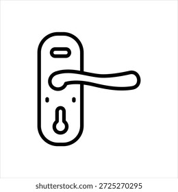 Vektor schwarze Linie Symbol für Griff