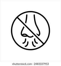 Icono de línea negra de Vector para inodoro