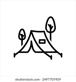 Icono de línea negra de Vector para tienda