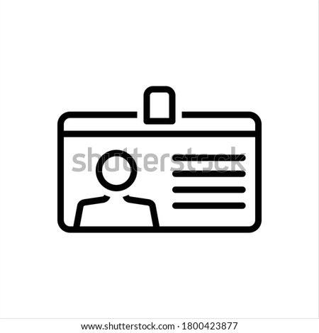 Vector black line icon for title