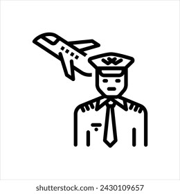 Vector black line icon for unsurpassed