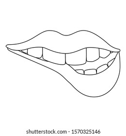 Featured image of post View 23 Lip Bite Drawing Easy Step By Step