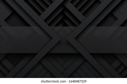 vector black and line square background with shadow,grunge surface-illustration,abstract,glow blue light,copy space