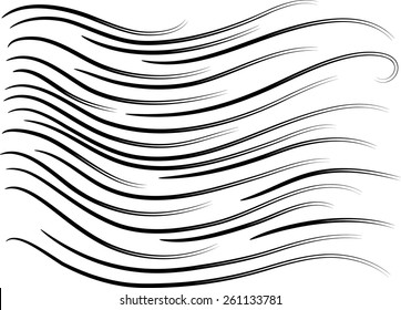 Vector Black Lines Background Stock Vector (Royalty Free) 261134474