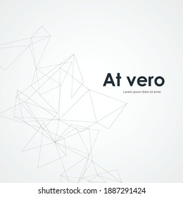 Vector black lines connection. Modern connect background