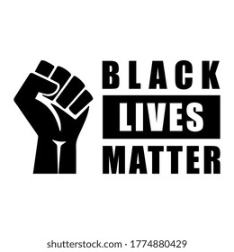 Vector Black Lives Matter Movement Symbol Illustration