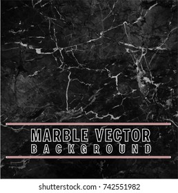 Vector Black Marble Background. (EPS 10 - Format)