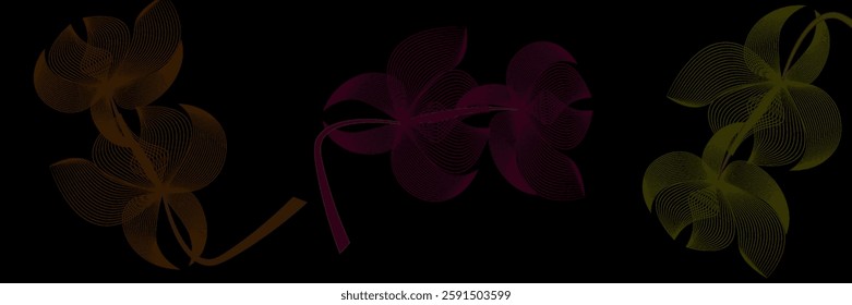 Vector black mix  line background curve element with white space for text and message design, overlapping layers, vector. eps 10