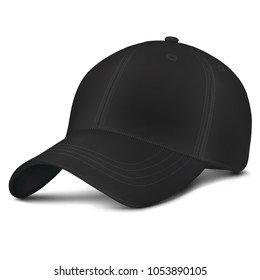 Vector Black Mock-up City Cap