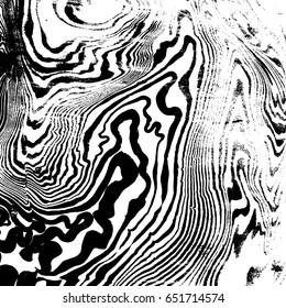 vector black monochrome water painting, suminagashi abstract decoration hand drawn on a white background.
