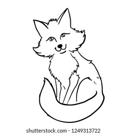 Black and White Fox Images, Stock Photos & Vectors | Shutterstock