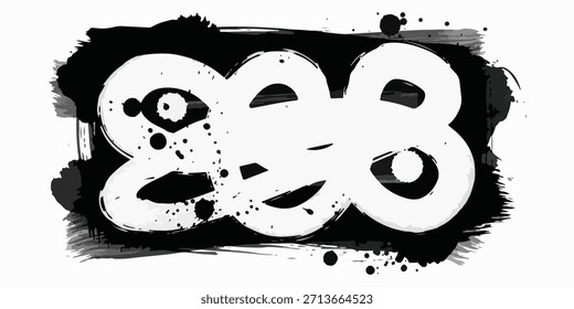 Vector de pintura negra, trazo de pincel de tinta o forma de remolinos. Sucio grunge diseño elemento ondulado o fondo para el texto.