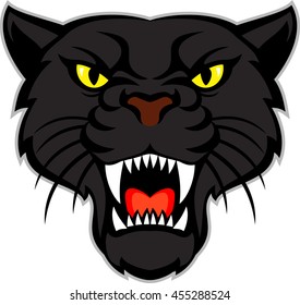 vector  black panther head
