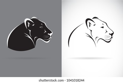 Vector Black Panther On White Background Stock Vector (royalty Free 