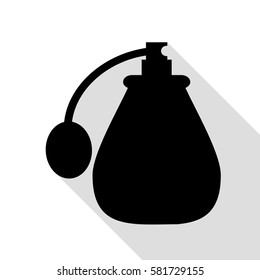 Vector black perfume icon set. Perfume Icon Object, Perfume Icon Picture. Black icon with flat style shadow path.