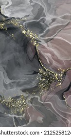 Vector black pink banner. Hand drawn abstract paint brush stroke. Wave element.