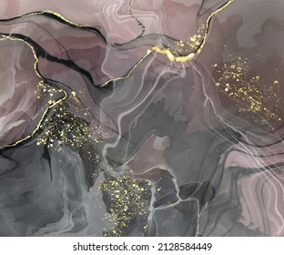 Vector black pink banner. Hand drawn abstract paint brush stroke. Wave element.
