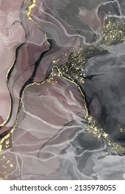 Vector black pink banner. Hand drawn abstract paint brush stroke. Wave element.