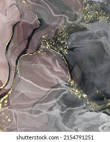 Vector black pink banner. Hand drawn abstract paint brush stroke. Wave element.