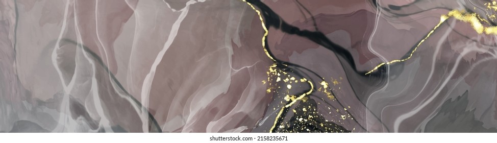 Banner rosa negro vector. Razo de pincel abstracto dibujado a mano. Elemento Wave.