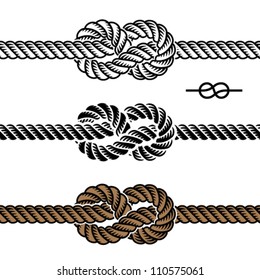 Nautical Rope Knots Vector Sketch Icons Stock Vector (Royalty Free)  1624392322