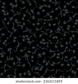 Vector black shiny circles. Photoframe.
